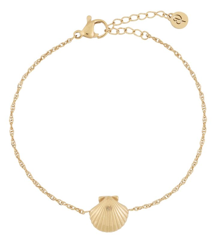 Beachcomber Shell Bracelet Gold