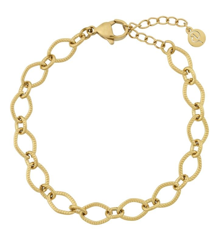 Carreau Chain Bracelet Gold