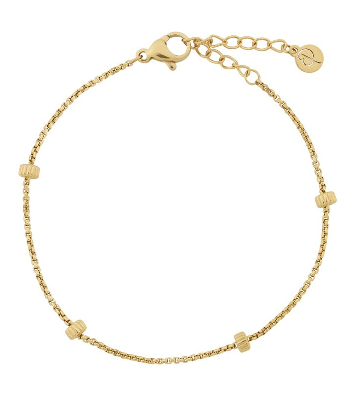 Chamfer Bracelet Multi Gold