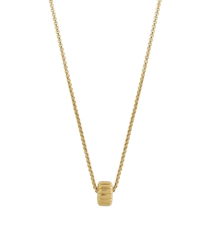 Chamfer Necklace Gold