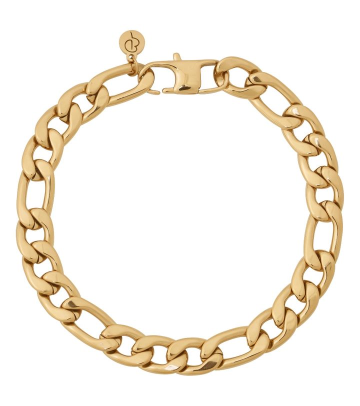 Figaro Bracelet L Gold