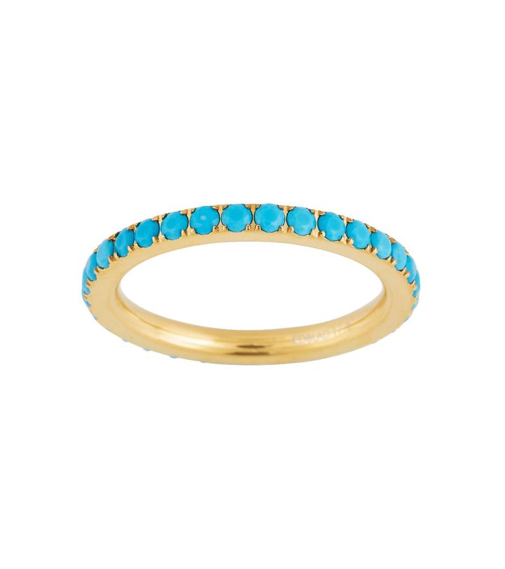 Glow Ring Turquoise Gold