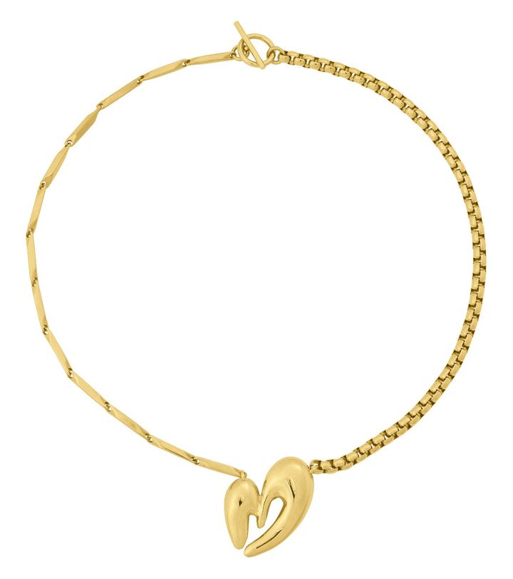 Heartbeats Necklace Maxi Gold