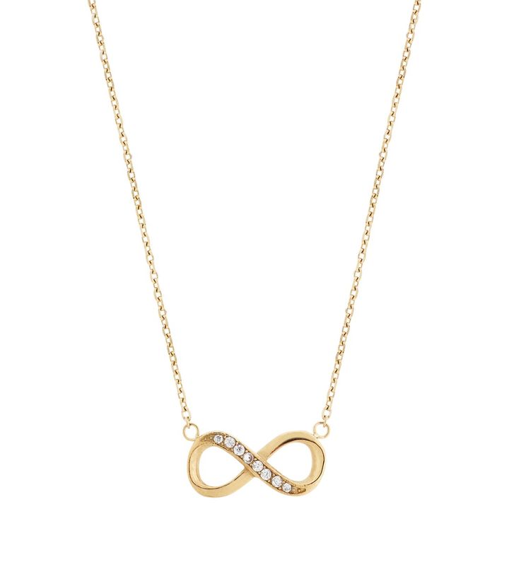 Infinity Necklace Gold