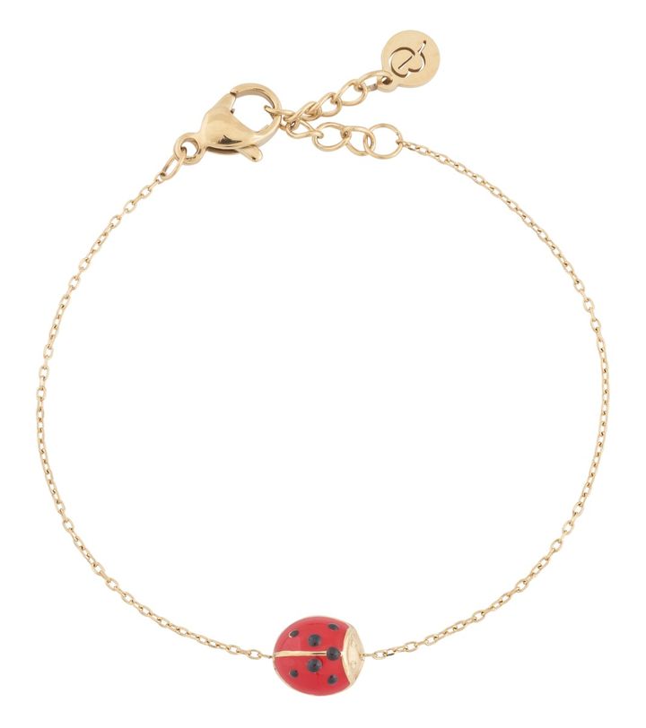 Ladybug Bracelet Kids Gold