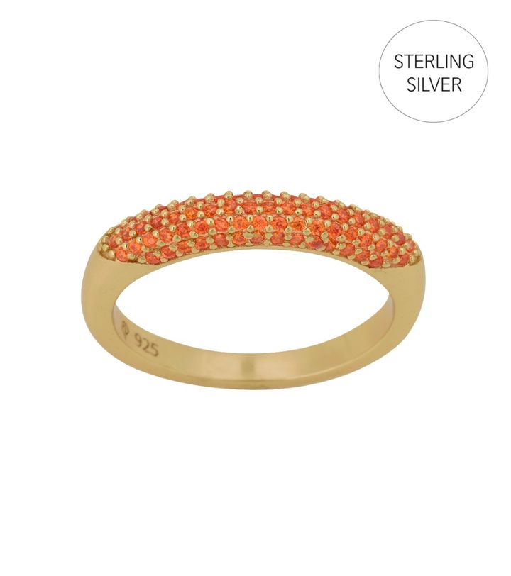 Luxe Ring Orange Gold