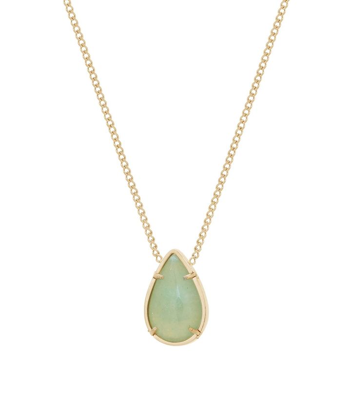 Melina Drop Necklace S Gold