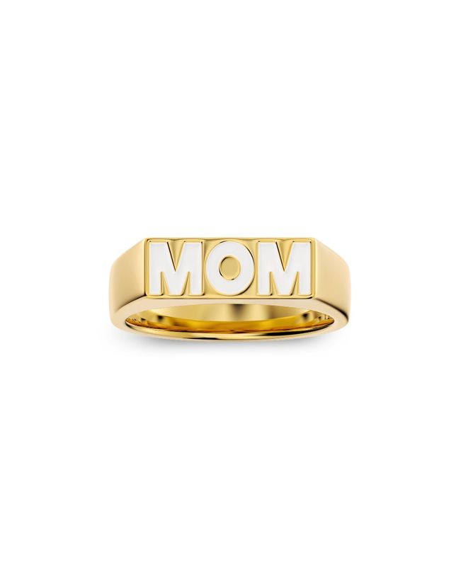 Mom Ring Vanilla Gold