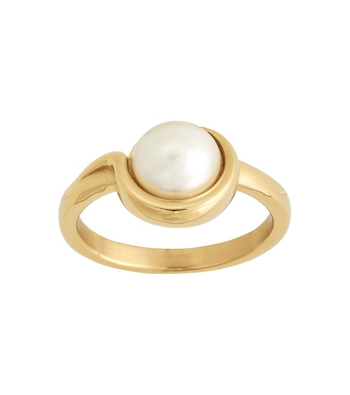 Parisian Pearl Ring Gold