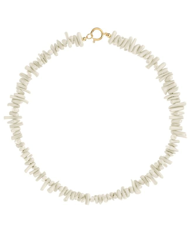 Riviera Necklace Offwhite Gold