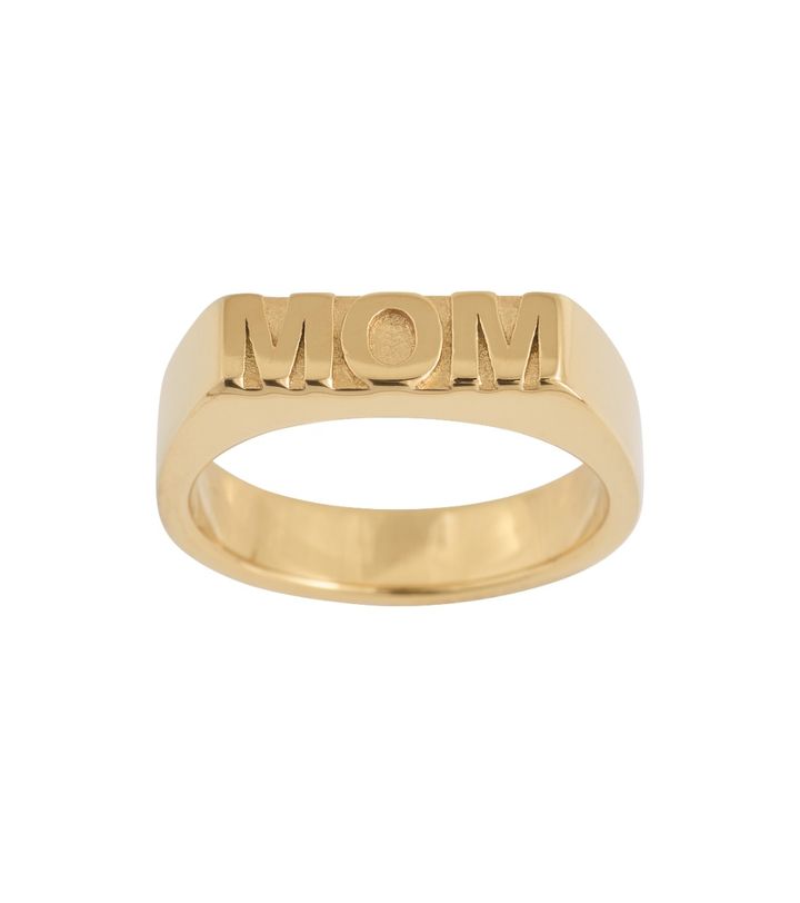 Signet Ring MOM Gold