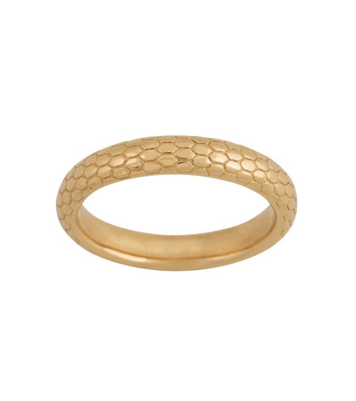 Snake Ring S Gold