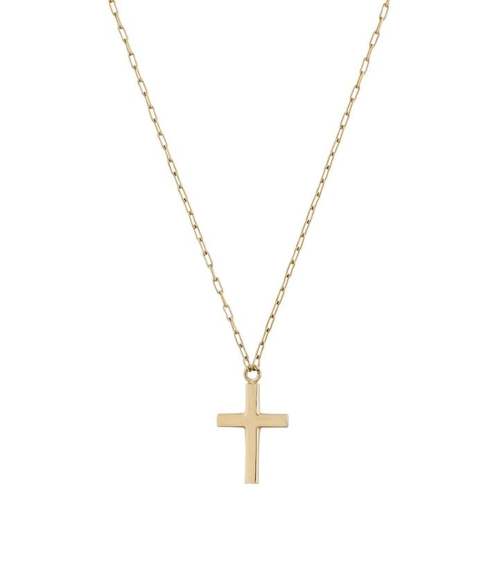 Spirit Cross Necklace Gold