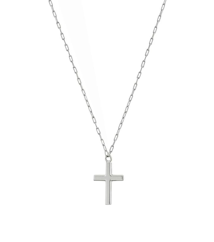 Spirit Cross Necklace Steel