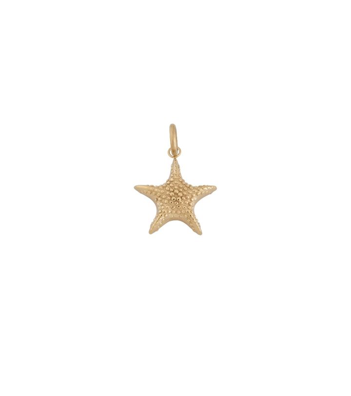 Starfish Charm Gold