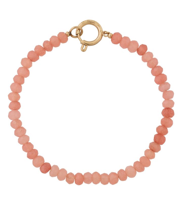 Summer Beads Bracelet Pink Gold