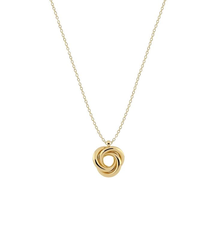 Sunset Orbit Necklace Gold