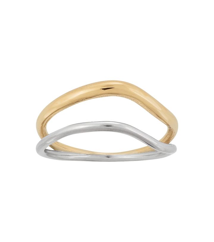 Sway Ring Gold Steel