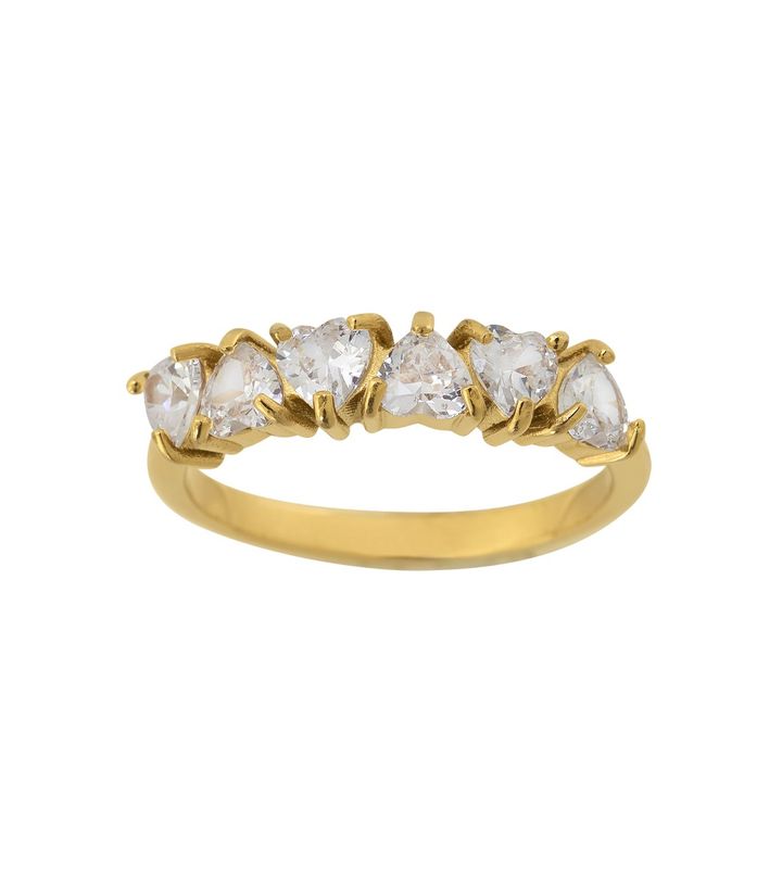 Sweetheart Ring Multi Gold