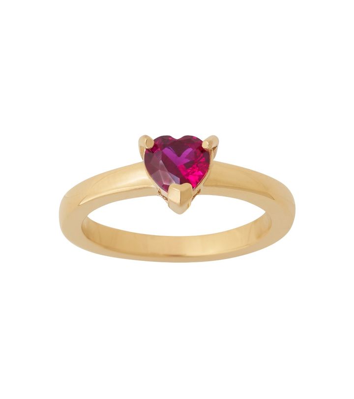 Sweetheart Ring Red Gold