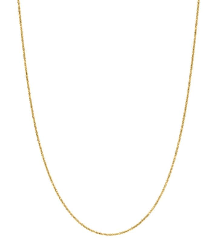 Tinsel Thin Necklace Gold