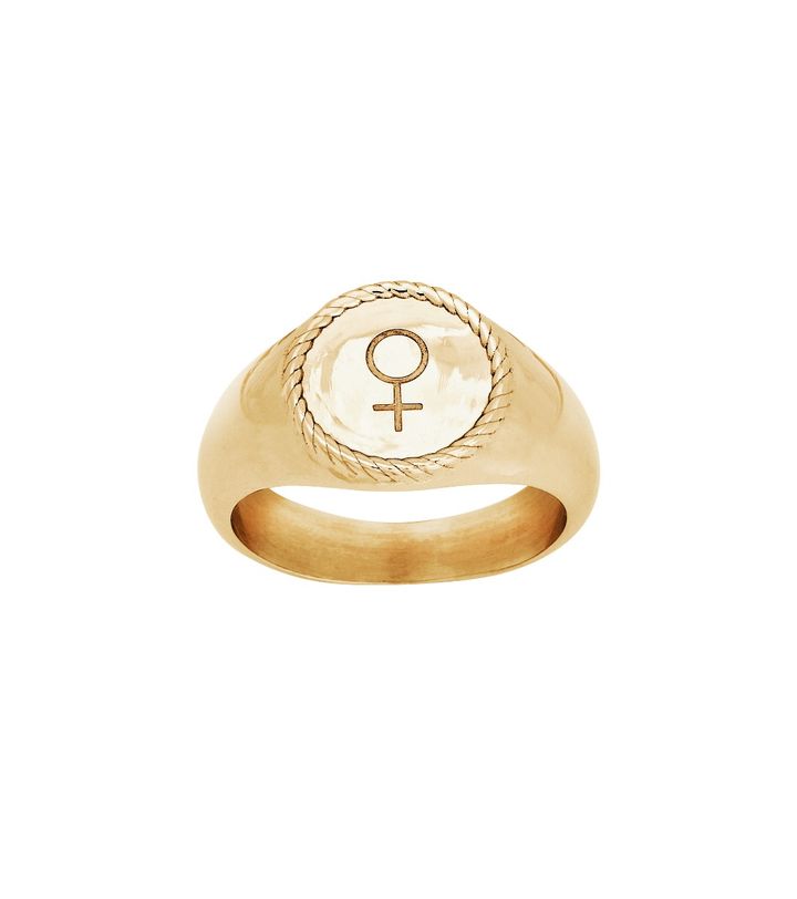 Venus Signet Ring Gold