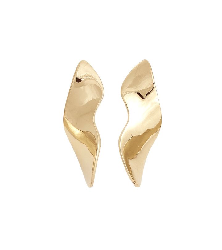Wave Studs S Gold