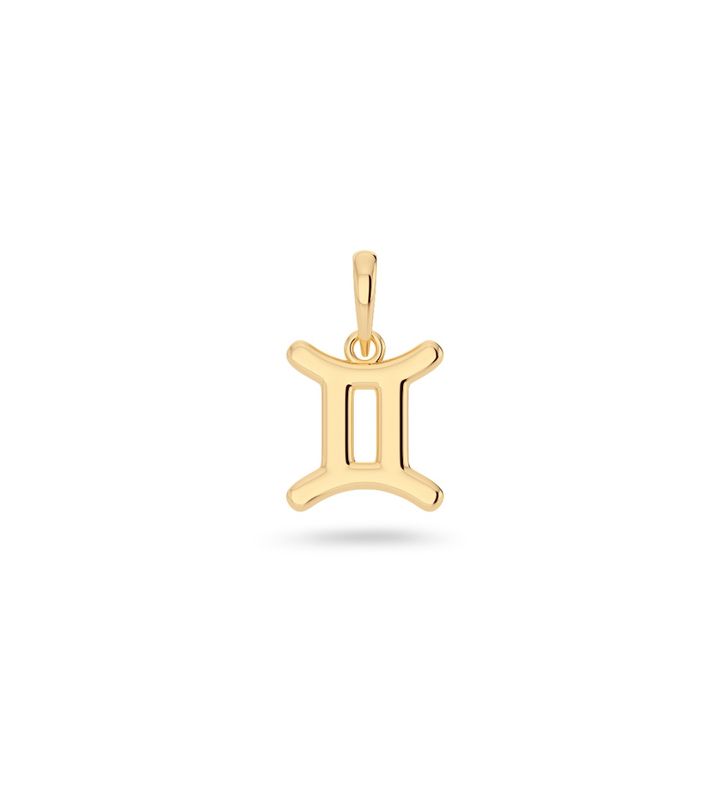 Zodiac Sign Gemini Gold