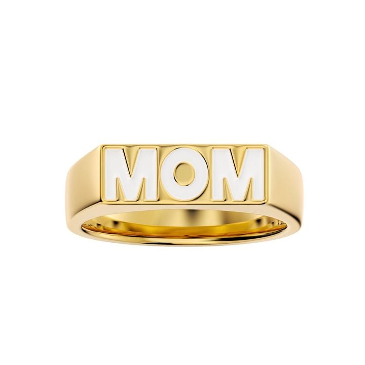Mom Ring Vanilla Gold