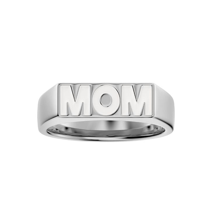 Mom Ring Vanilla Steel